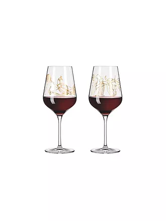 RITZENHOFF | Verre à vin rouge, lot de 2, Sagengold Burkhard Neie 2022 | 